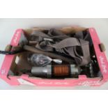 Two boxes containing a quantity of assorted service tools,