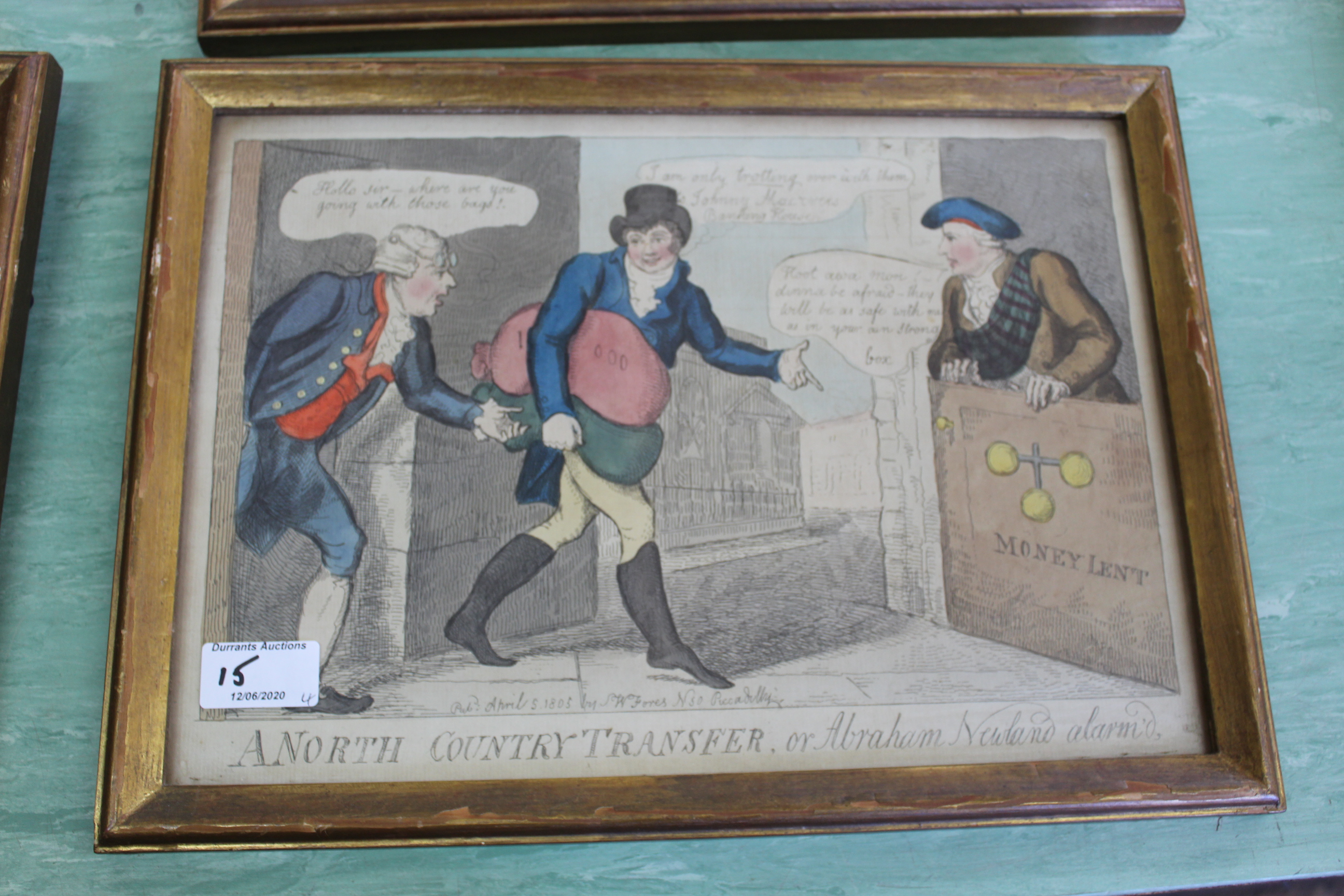 Four early 18th Century satirical political prints - Image 4 of 5