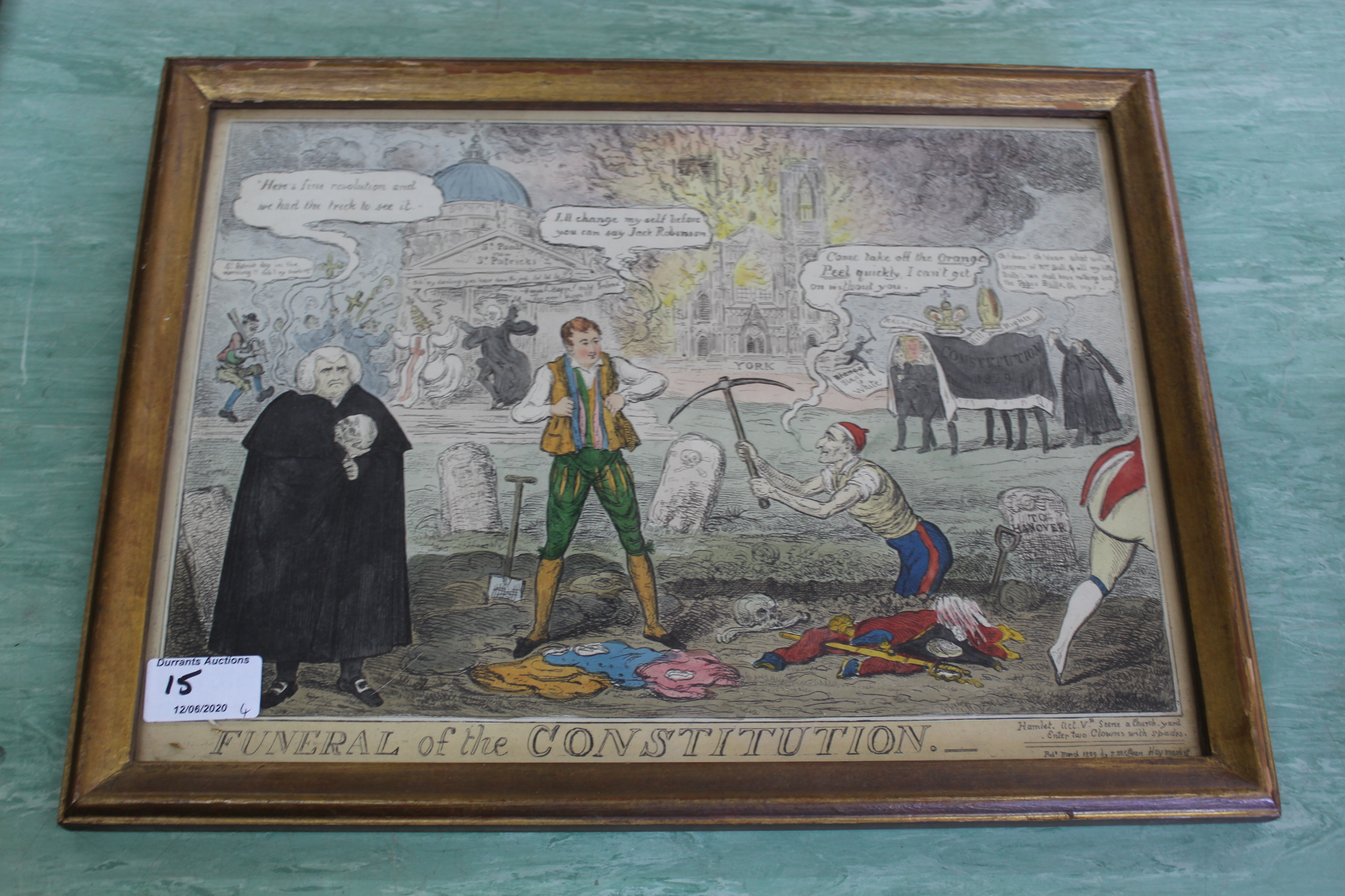 Four early 18th Century satirical political prints - Image 5 of 5