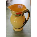 An Art Deco c1930's Burleigh ware dragon handle jug,
