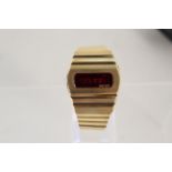 A 1971's Rotary quartz digital watch,