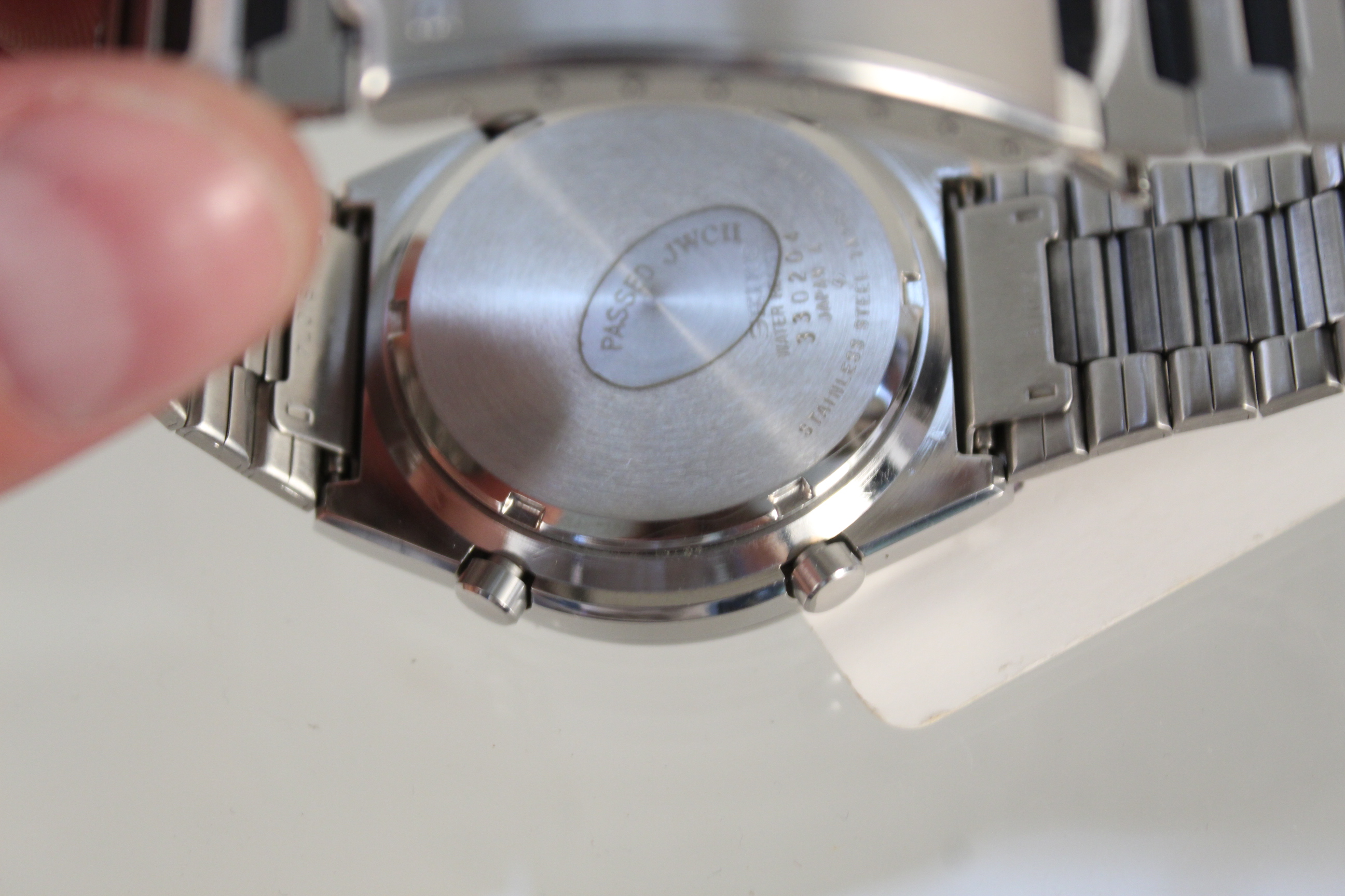 A Seiko quartz chronograph watch, 7A28-703B numbers, - Image 4 of 6