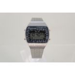 A Sinitron Chrono Melody Alarm quartz digital watch