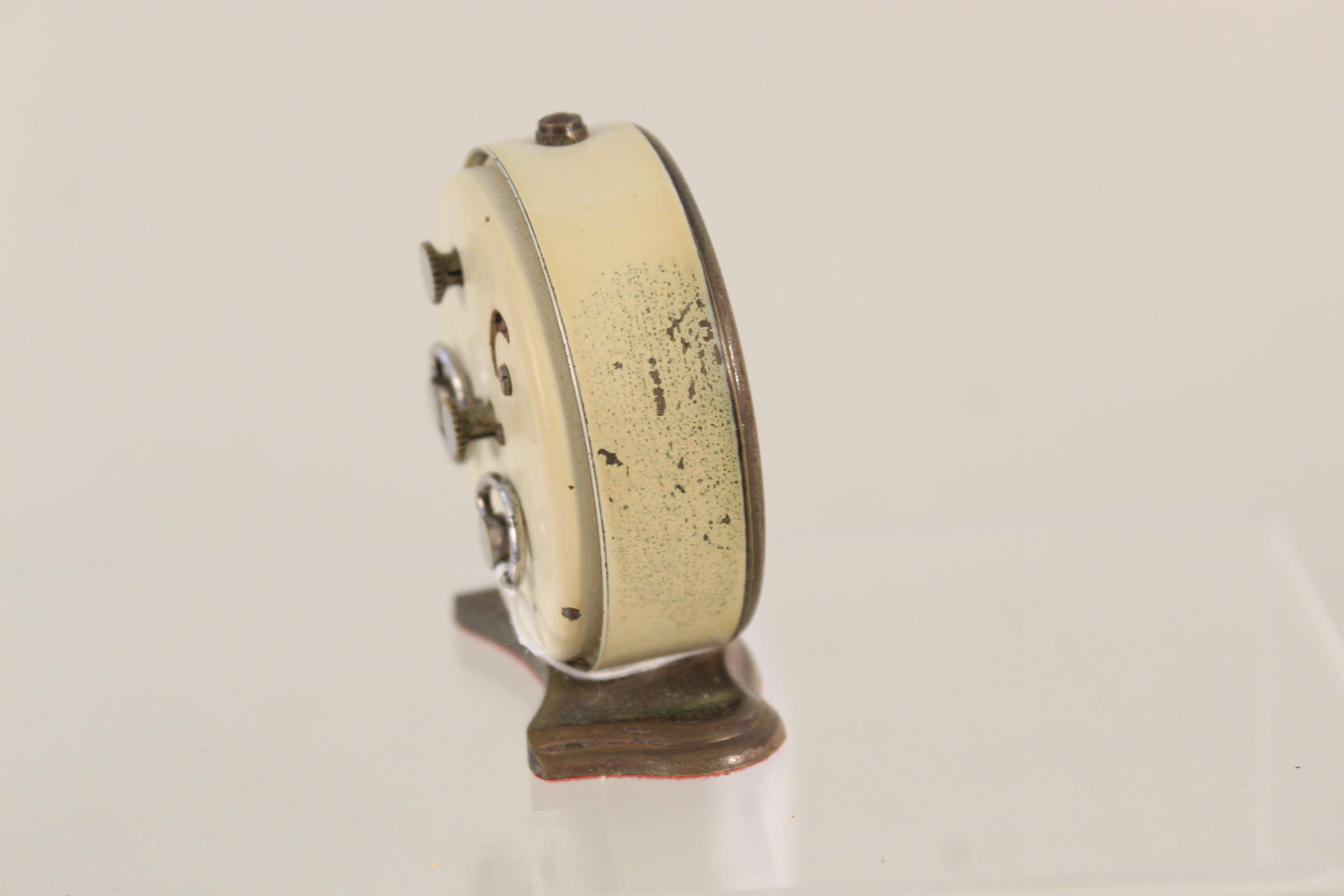 An Oris vintage 7 jewel desk alarm clock - Image 3 of 4