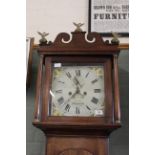 An early 19th Century mahogany long case clock with 8 day movement,