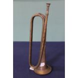 A military marked Boosey & Co bugle,