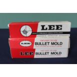 Three 'Lee' double cavity bullet moulds .401 dia 175gr, .324 dia 175gr and .