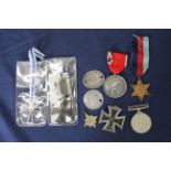 Various medals etc including German (PATTERN) examples