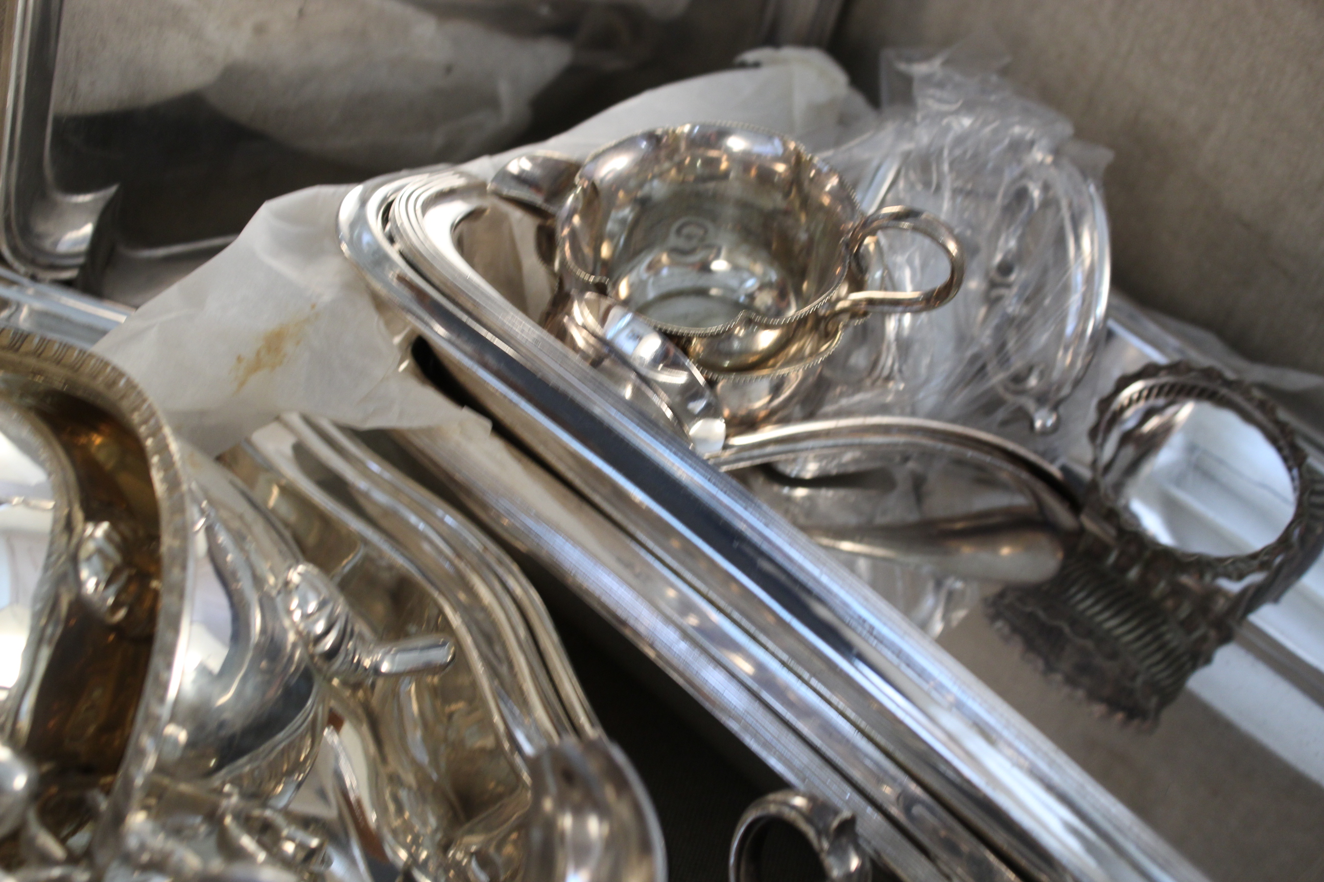 A quantity of silver plated items including entree dishes, - Image 3 of 3