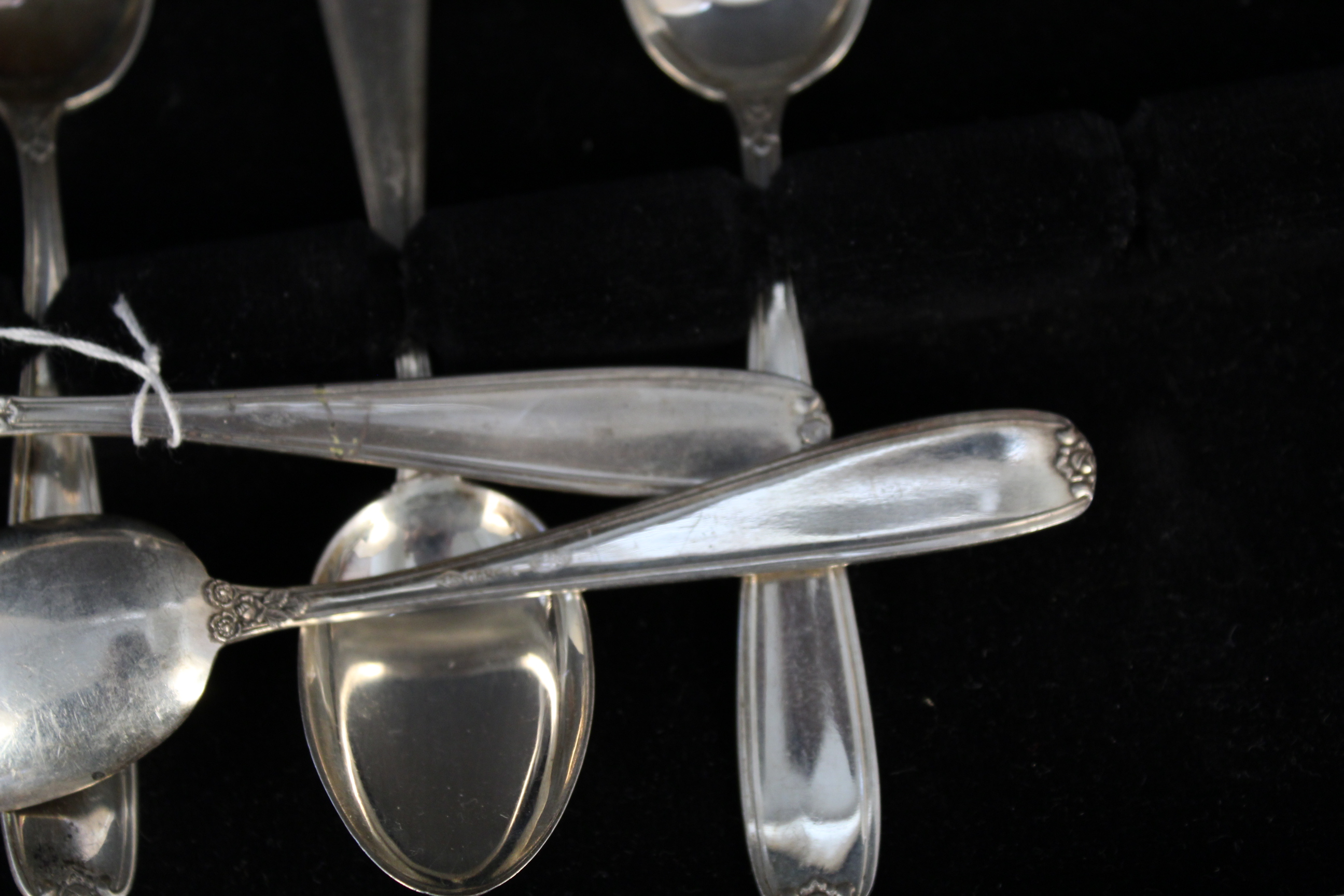 Cased Russian spoons (set of six), - Image 3 of 3