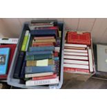 Two boxes of books on fiction, Agatha Christie (Heron Books),