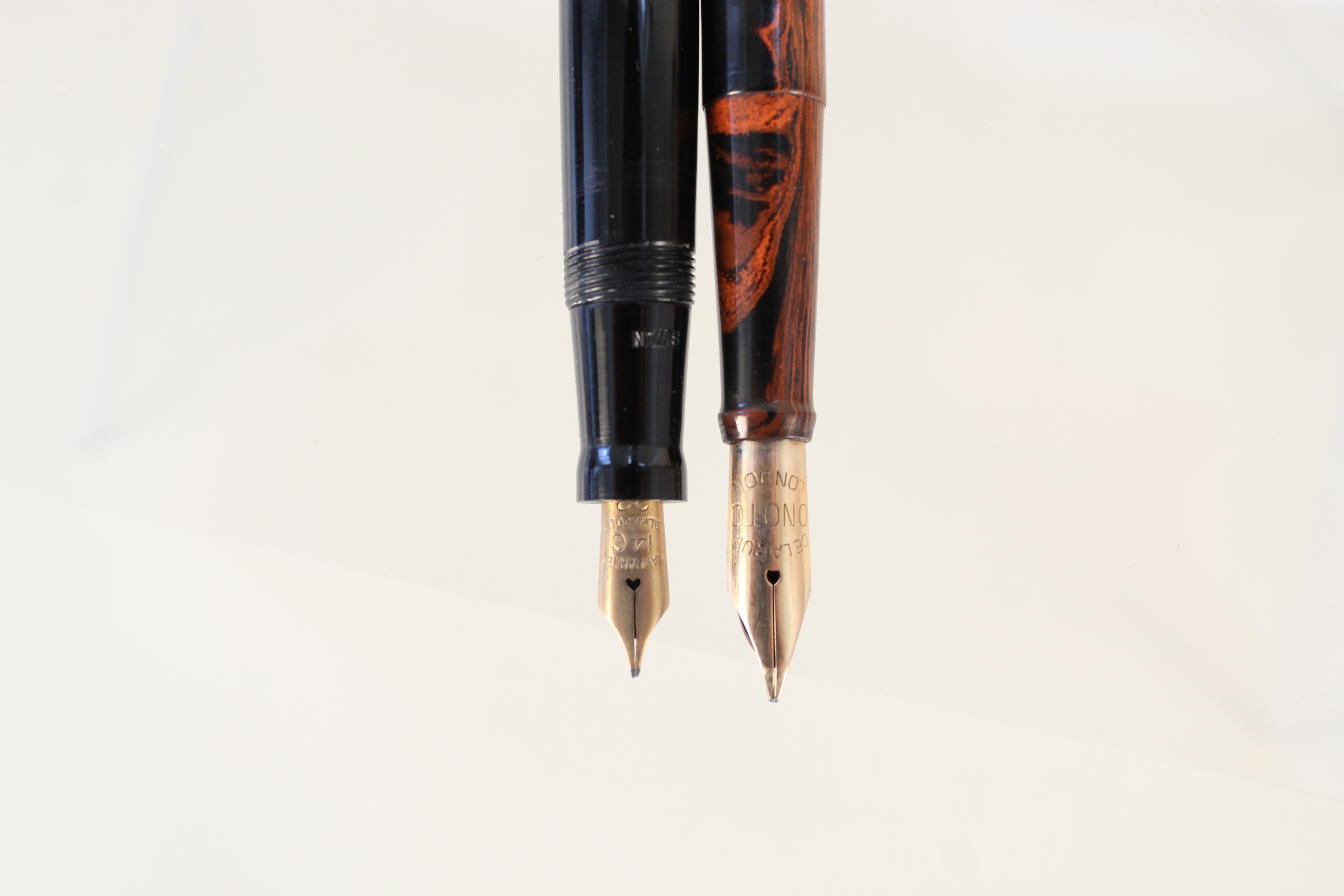 A De La Rue "Unoto" of London ink pen together with a Swan self filler with 14ct gold nibs - Image 2 of 3