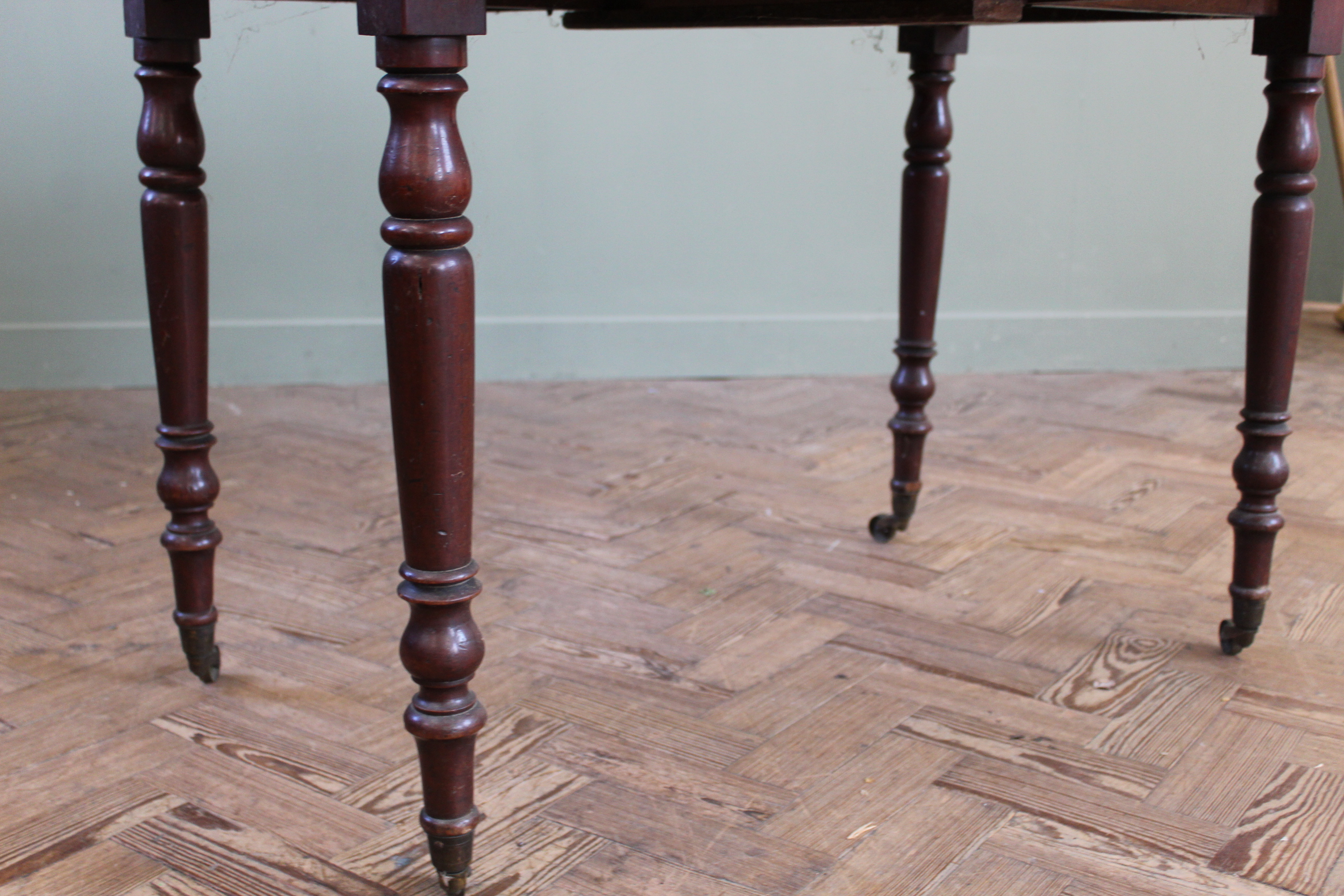 A mid 19th Century mahogany Pembroke table, - Image 3 of 3