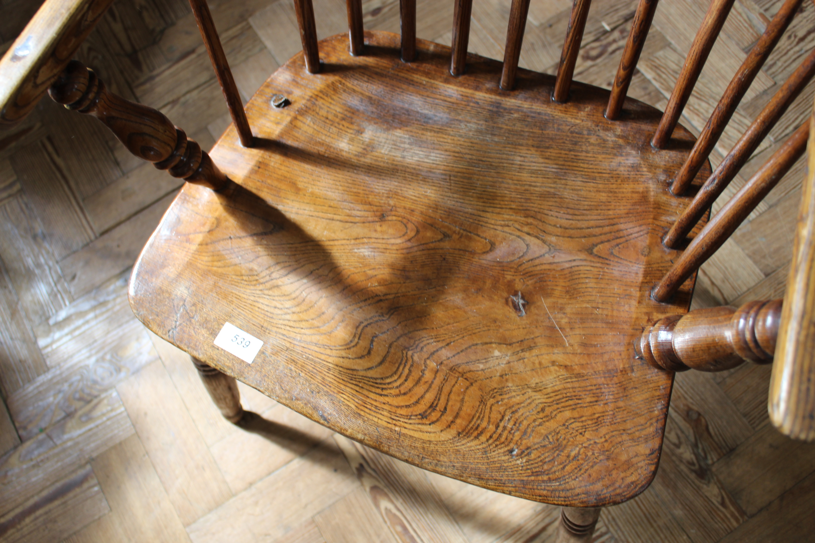 An early 19th stick back Windsor chair, - Image 3 of 3