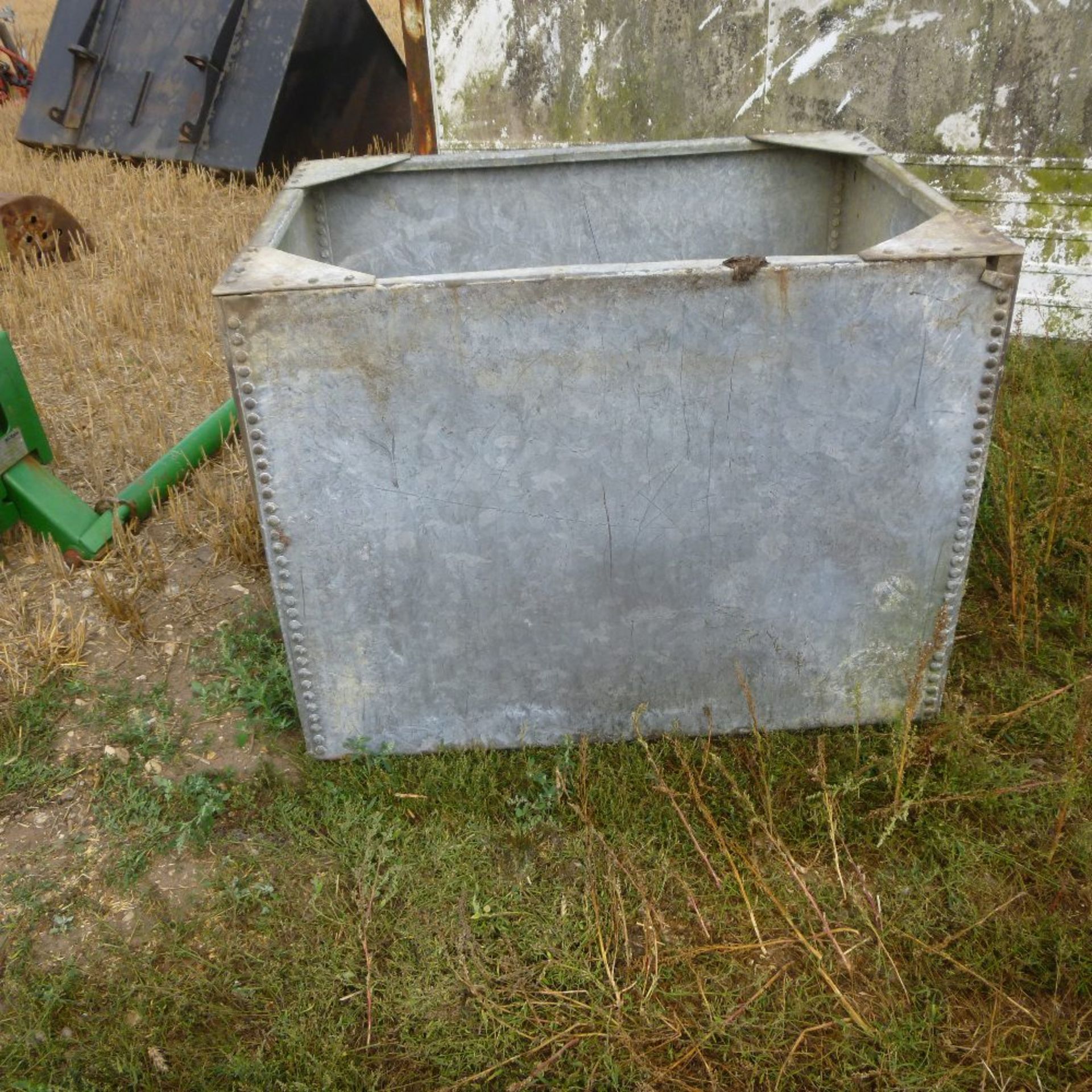 Galvanised water tank