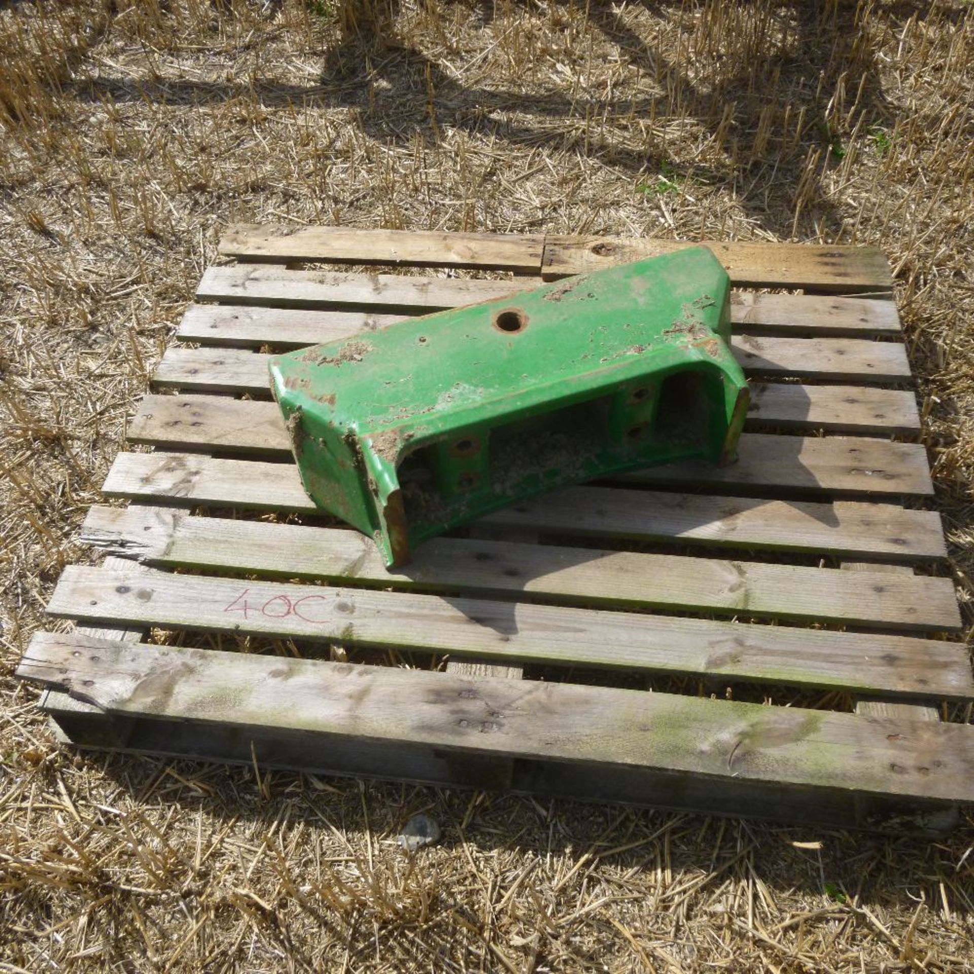 Front weight attachment for John Deere