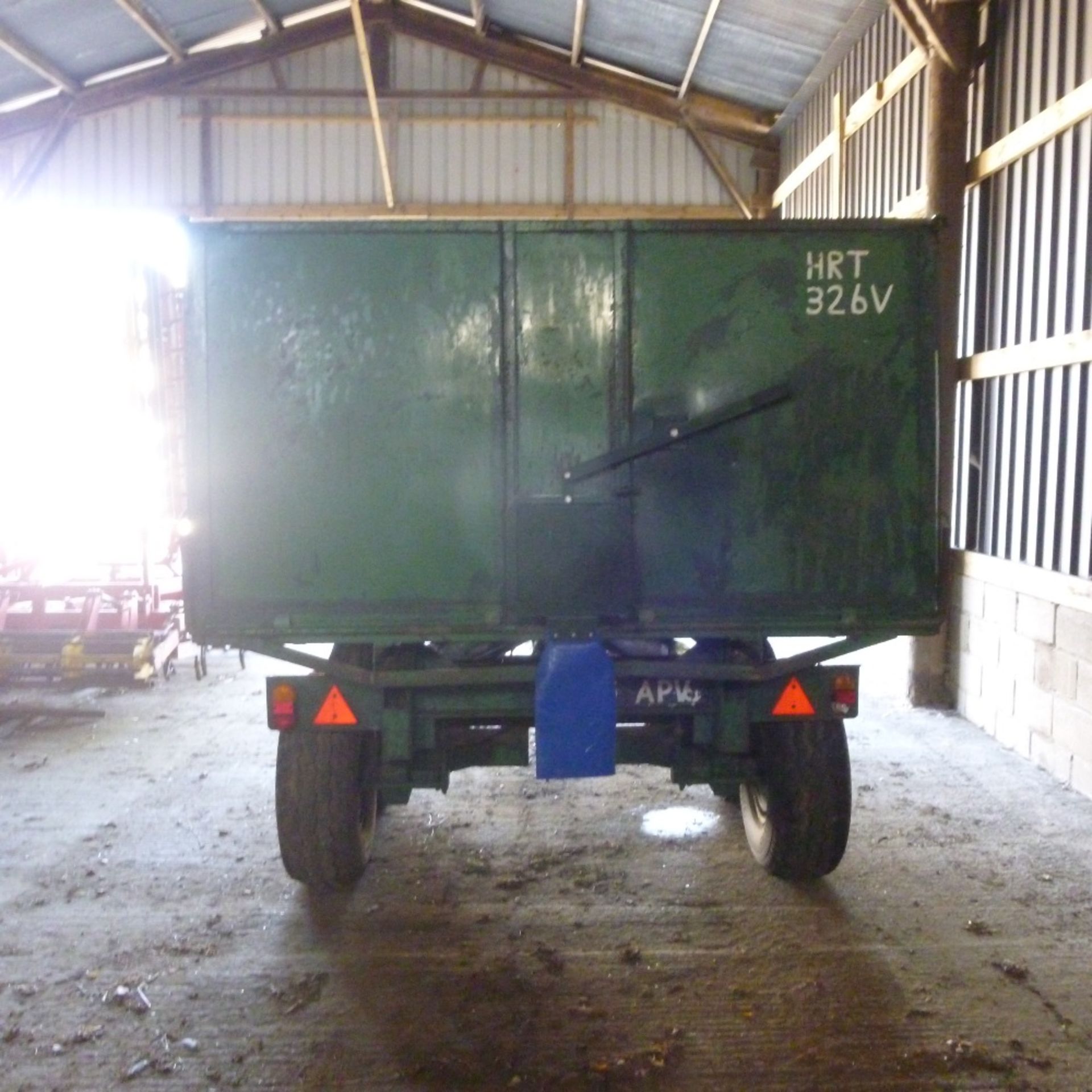 Brian Legg 8T trailer (green), 2 axles, registered 1980, - Image 3 of 6