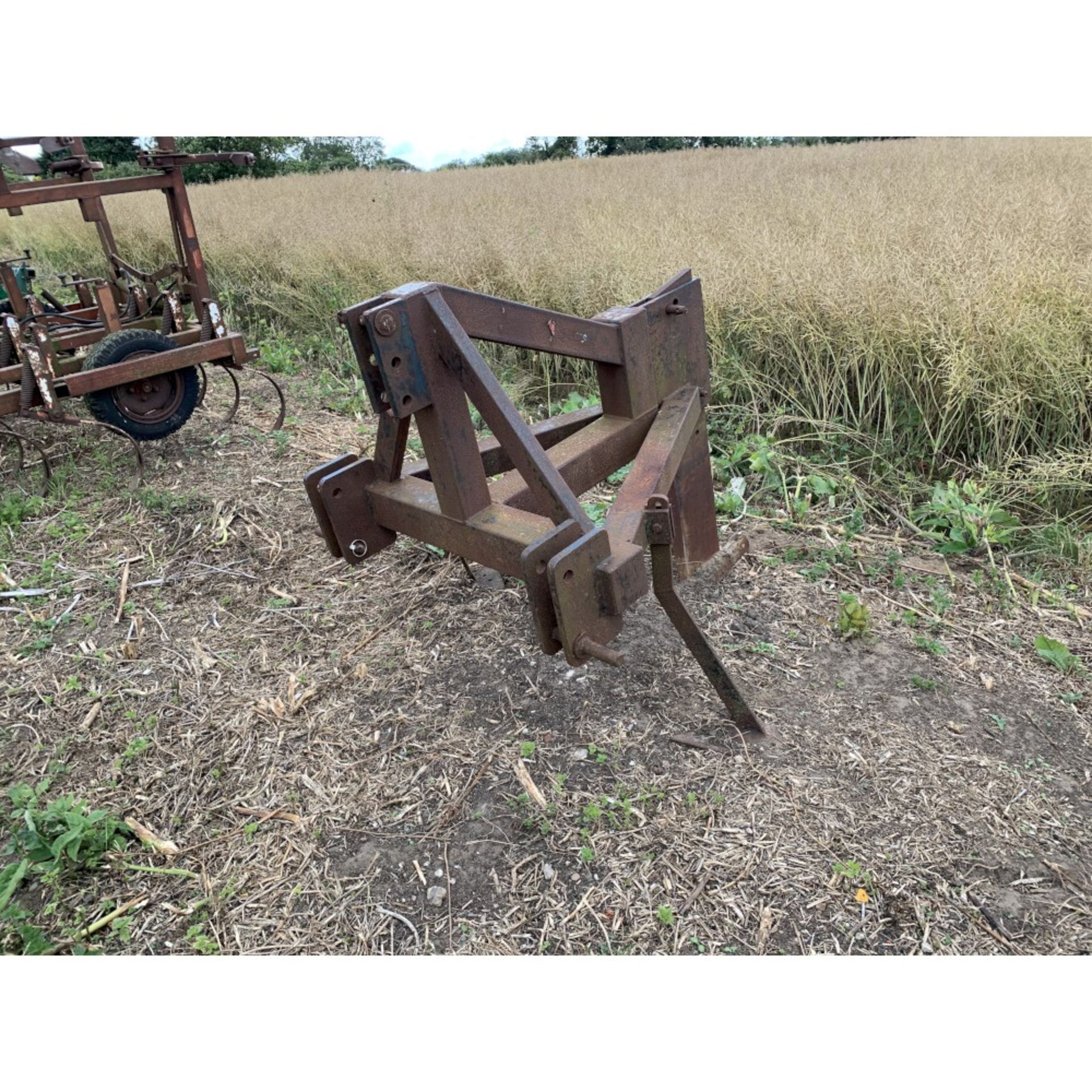 Single leg mole plough J W Blench