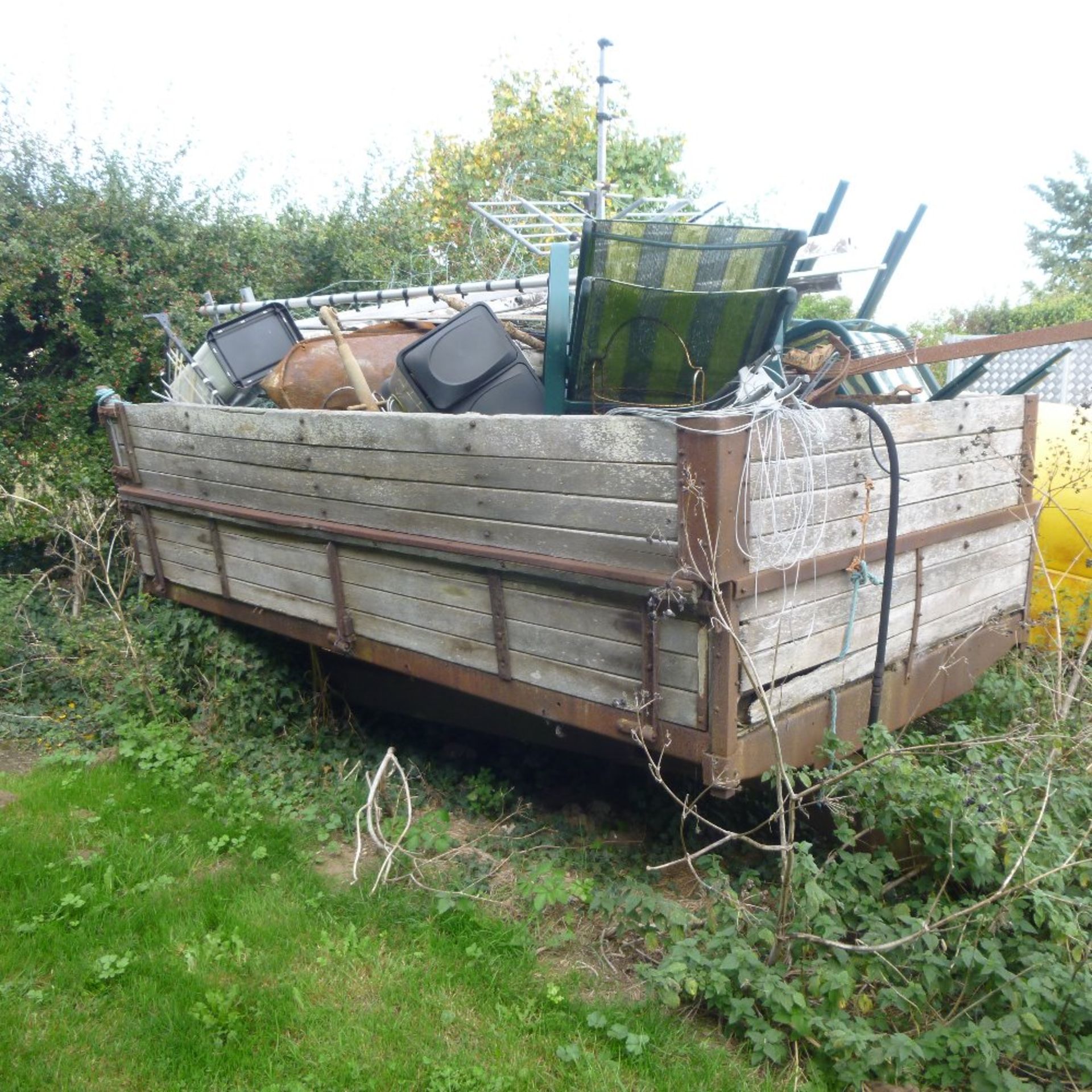 Wheatly 2 wheel trailer and contents