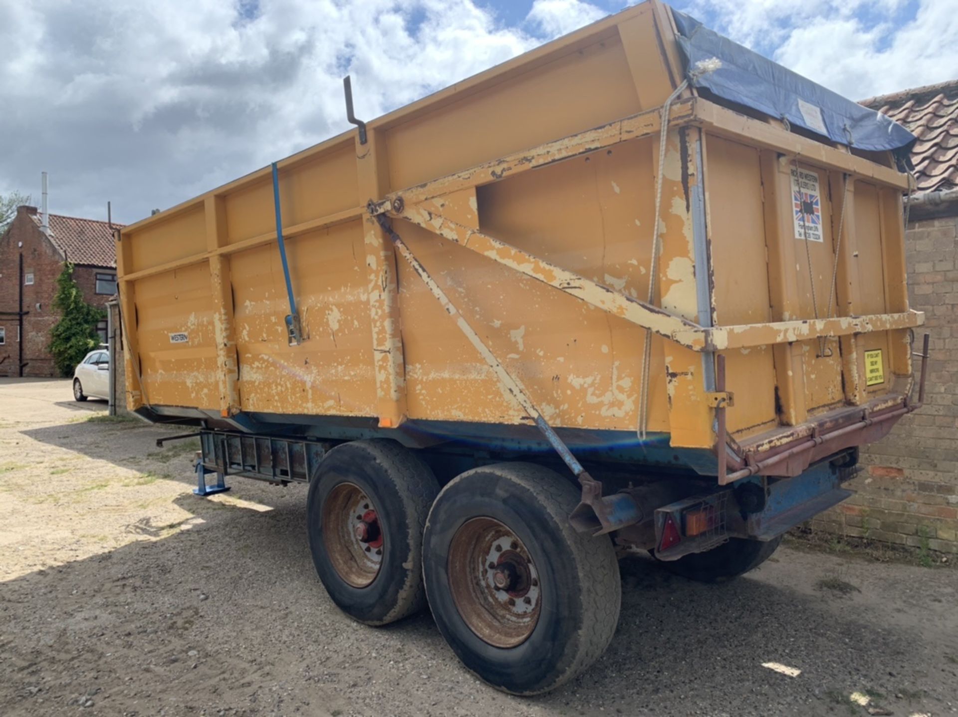 Richard Western 12T grain trailer (1986) twin axle, - Image 2 of 2