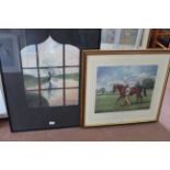 A framed print of Ribot by Richard Stone Reeves,