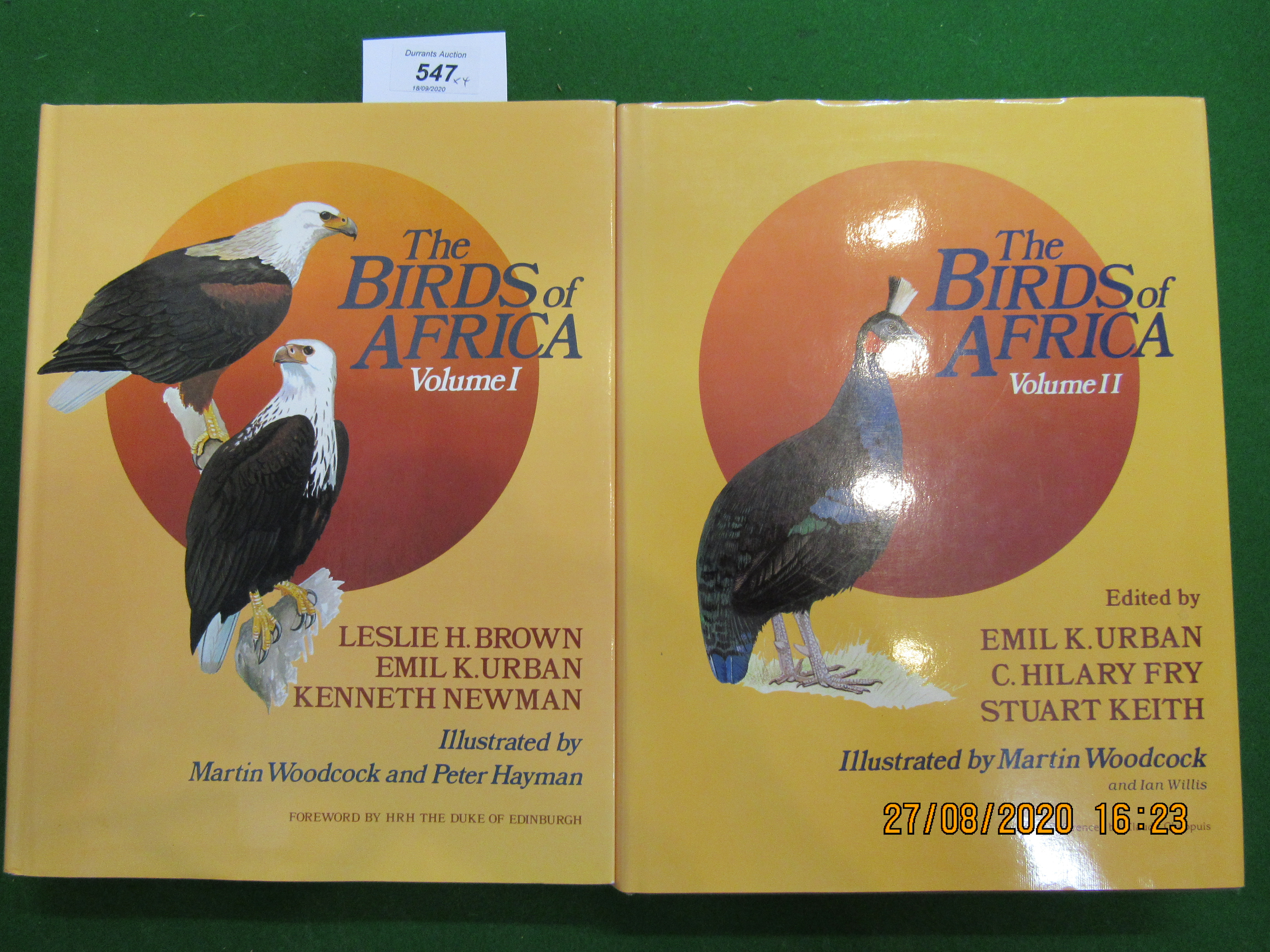 "The Birds of Africa", volumes one to four, published by Academic Press, 1982, 1986,