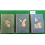 Three volumes of "Ornithological Rambles in Sussex", by A.E.