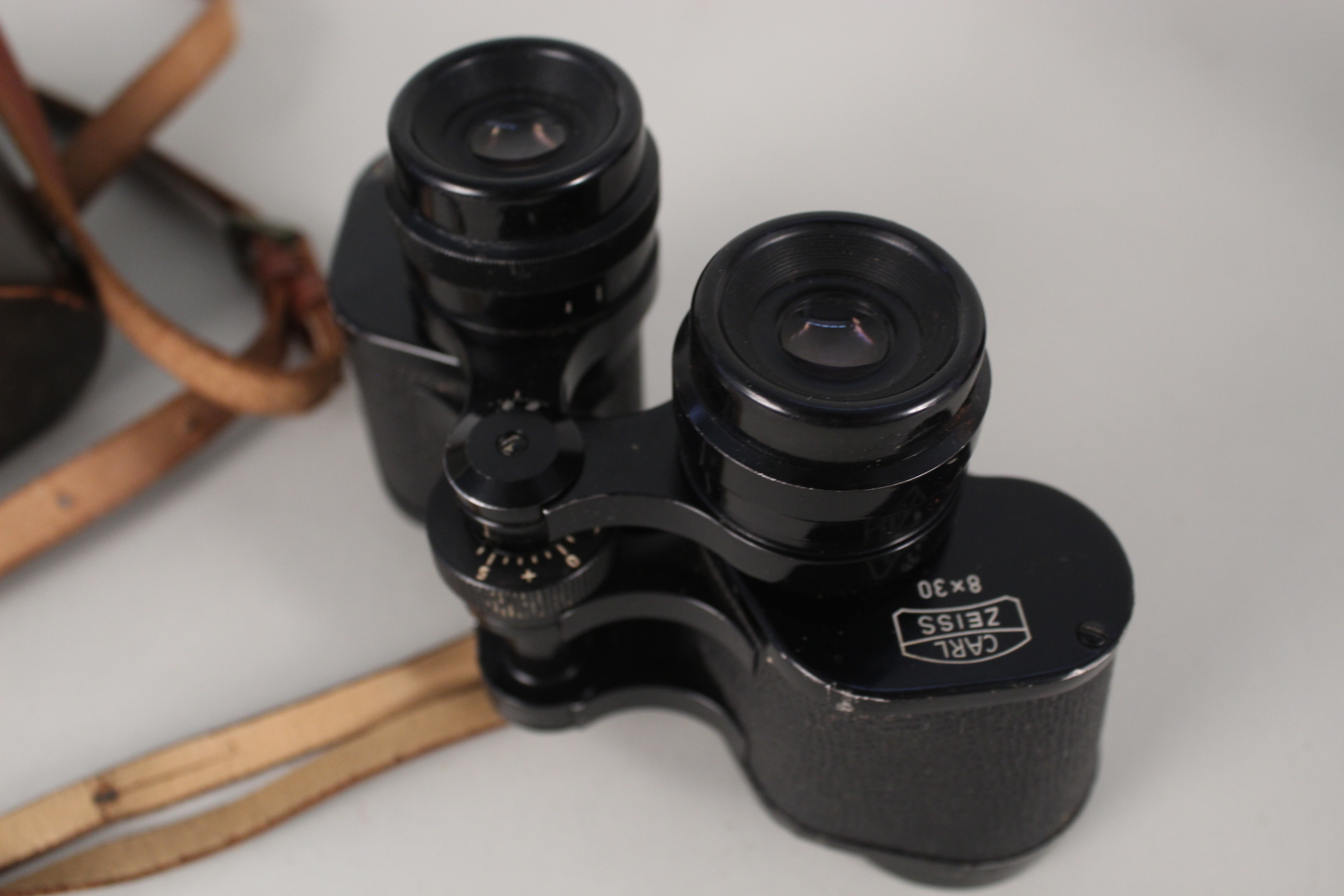 A pair of Carl Zeiss 8 x 30 binoculars in leather case together with a Dolond of London pair 10 x - Image 4 of 4