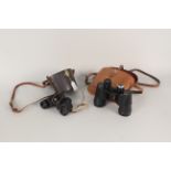 A pair of Carl Zeiss 8 x 30 binoculars in leather case together with a Dolond of London pair 10 x