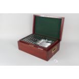 A composite canteen of silver cutlery,