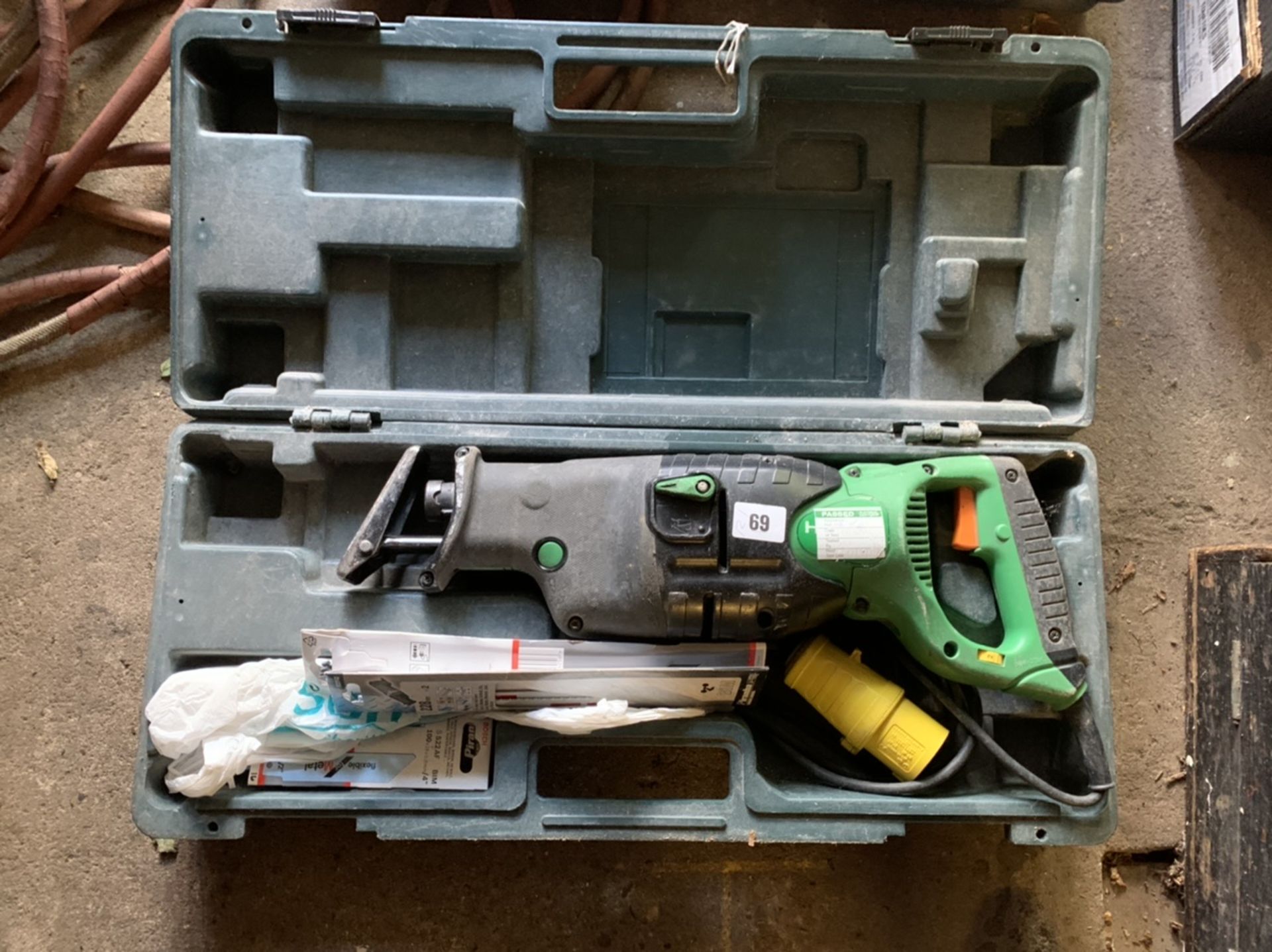 Hitachi Reciprocating saw 110v. Electrical safety test passed (11.09.20).