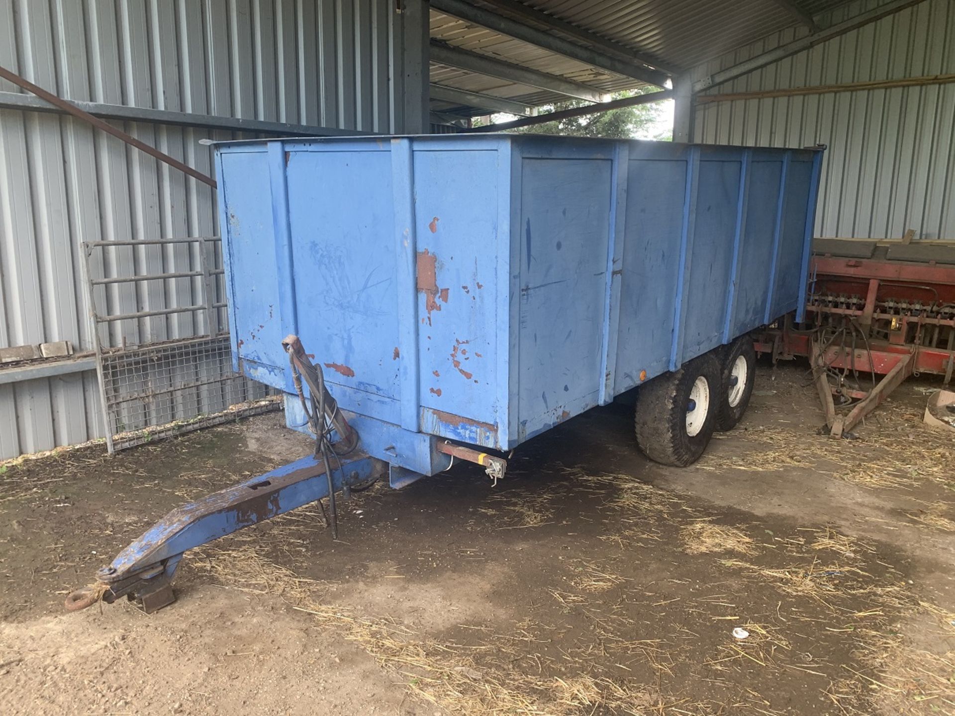 9T R&R Tipping Grain Trailer Twin axle Located near Beccles,