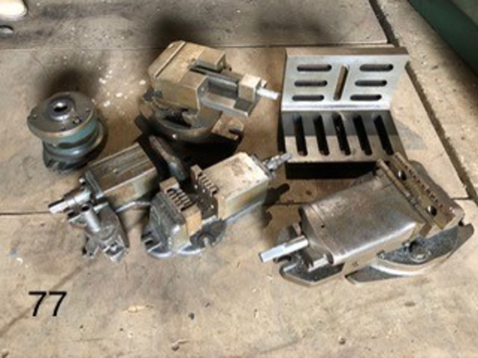 5 sets of lathe tools and equipment. Stored near Gorleston, Norfolk No VAT on this item.