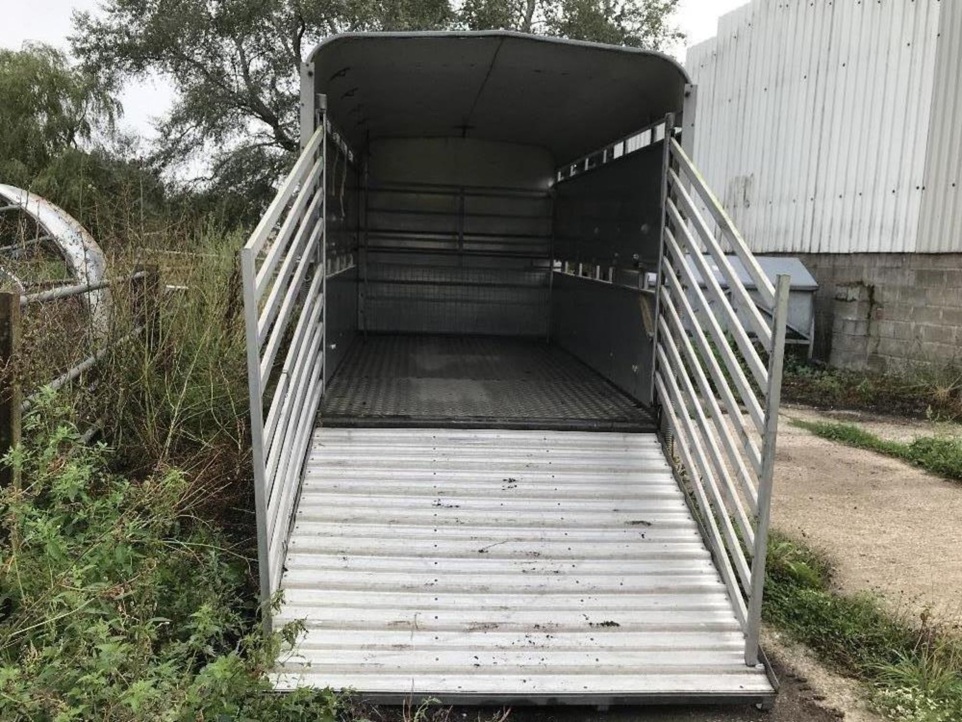 Ifor Williams 12ft x 6ft livestock trailer in very good condition. Stored near Kirby Cane, Bungay. - Image 4 of 6