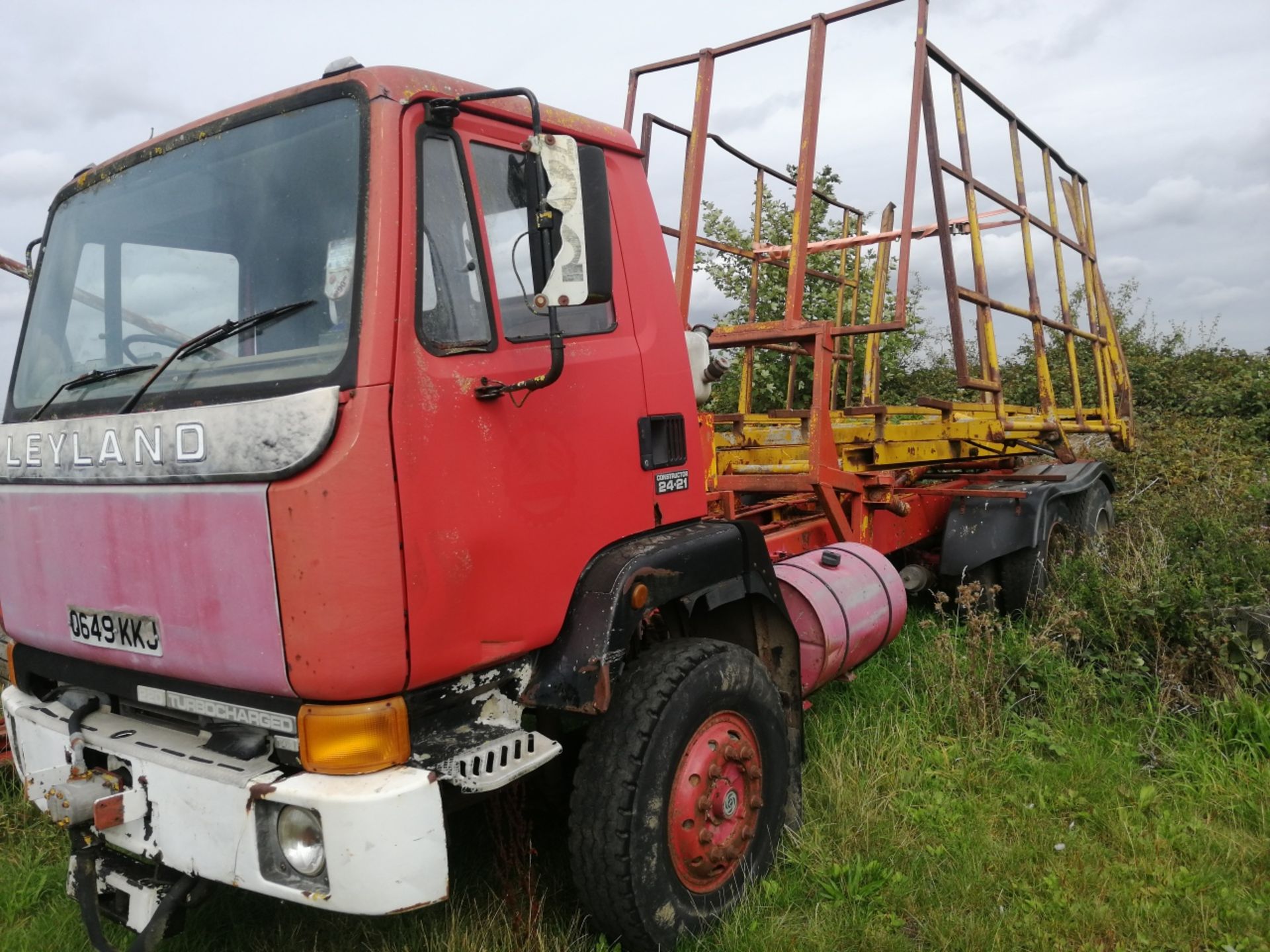 FULL AGRICULTURAL REGISTERED Leyland constructor bale chaser not limited use. From the mid 80s. - Image 2 of 7