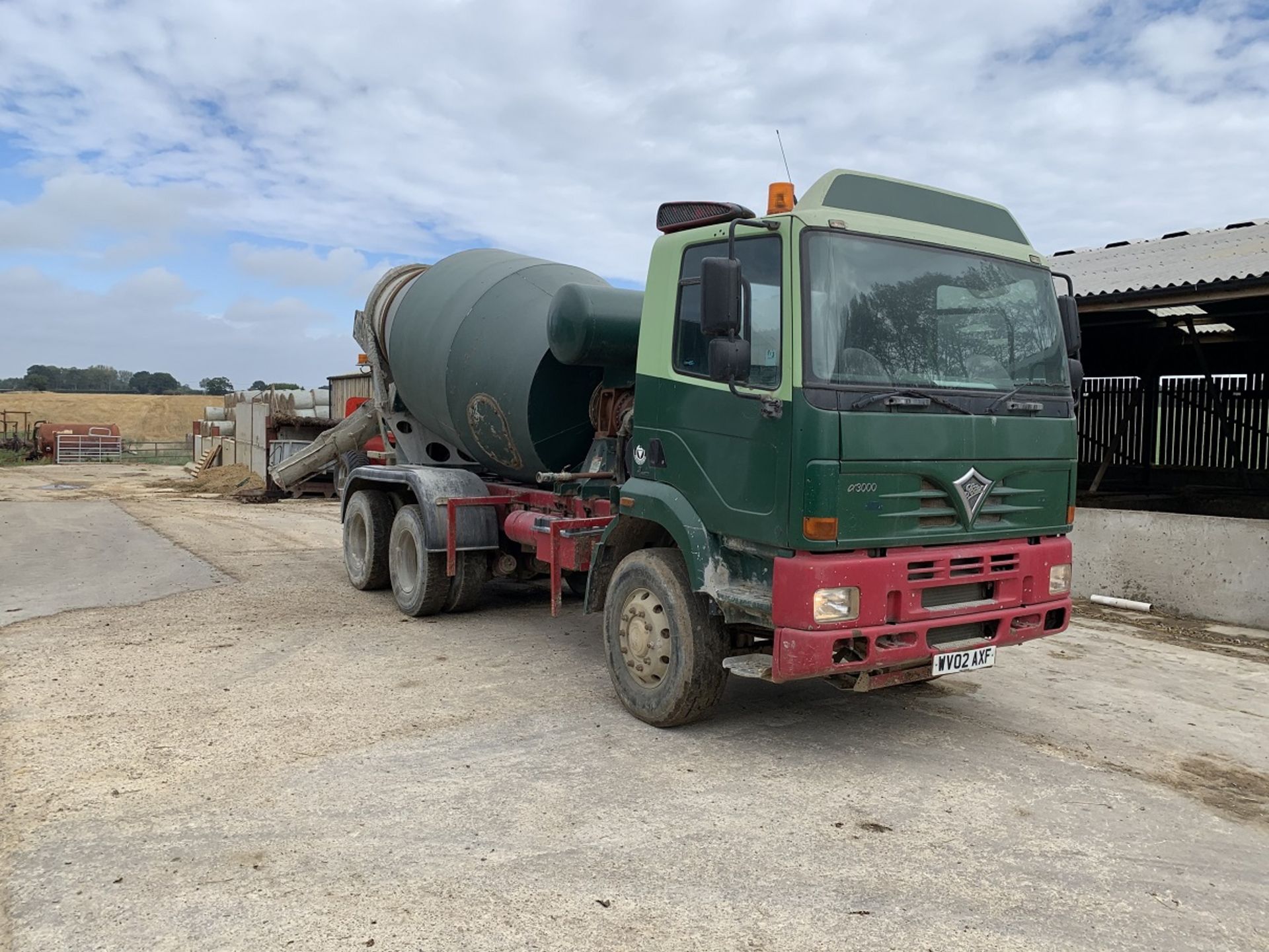 Foden Concrete Mixer Lorry 3000-345 (2002) - Mixer year 2011.