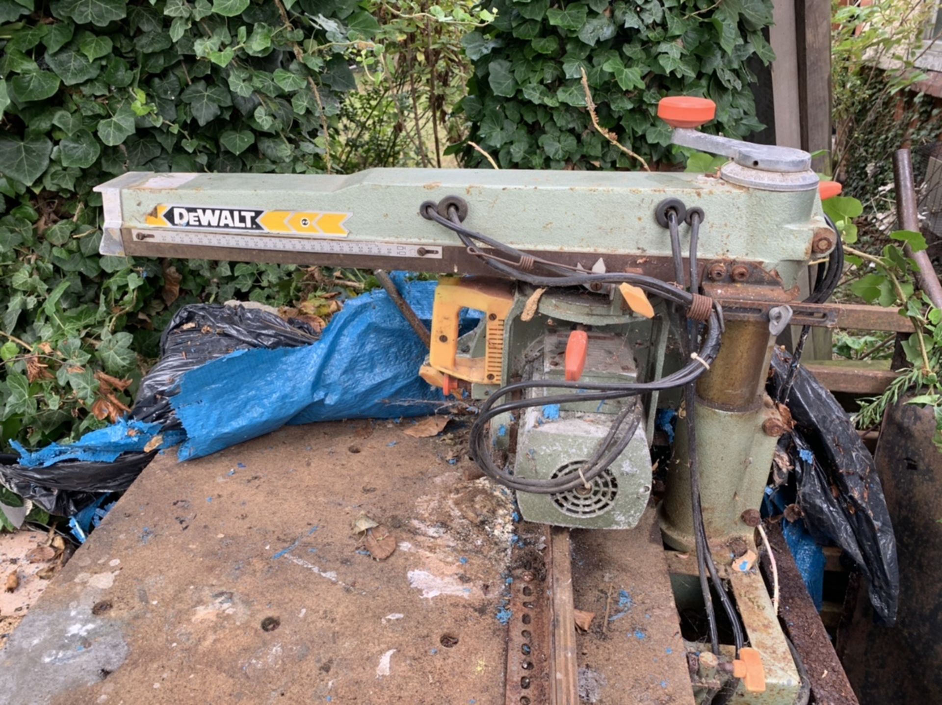 Dewalt radial arm saw. Pat test failed. Spares and Repairs Stored near Gorleston, Norfolk.item.