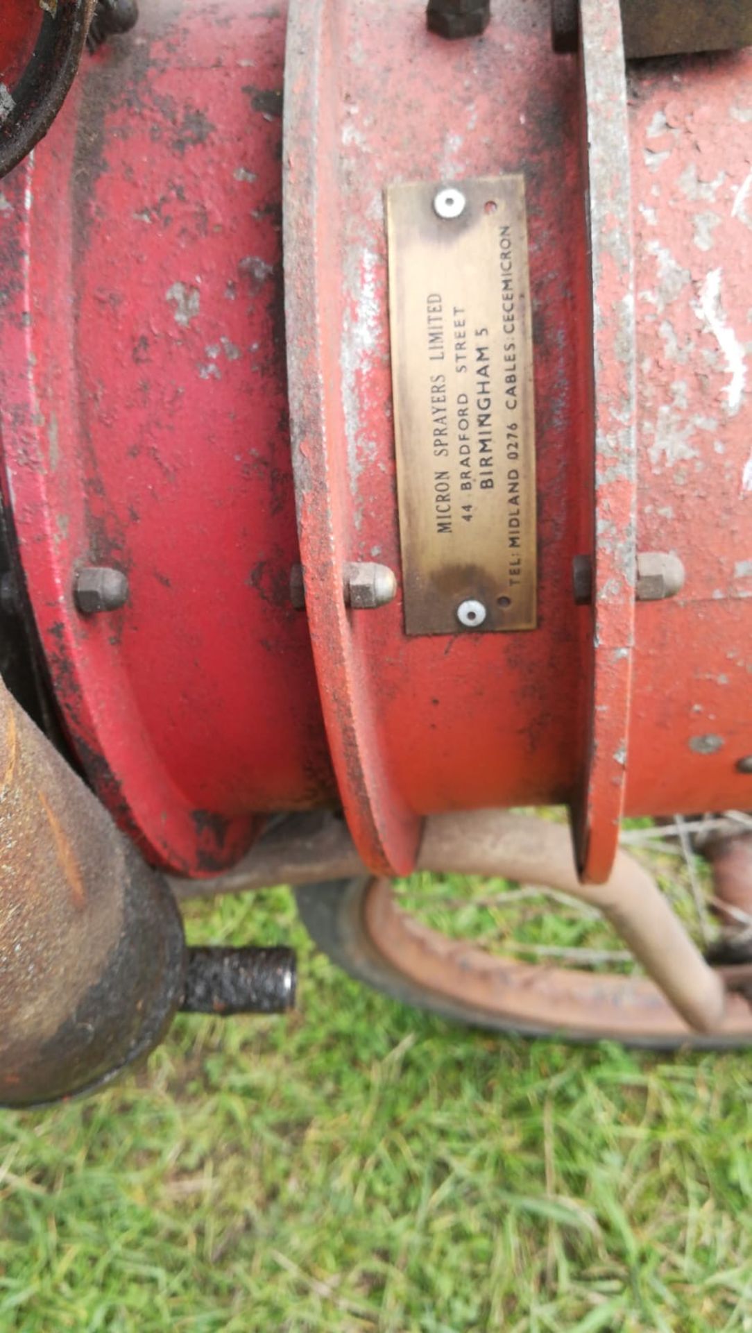 Micronette sprayer, 2 stroke engine free and complete but sold as seen - not had running. - Image 5 of 5