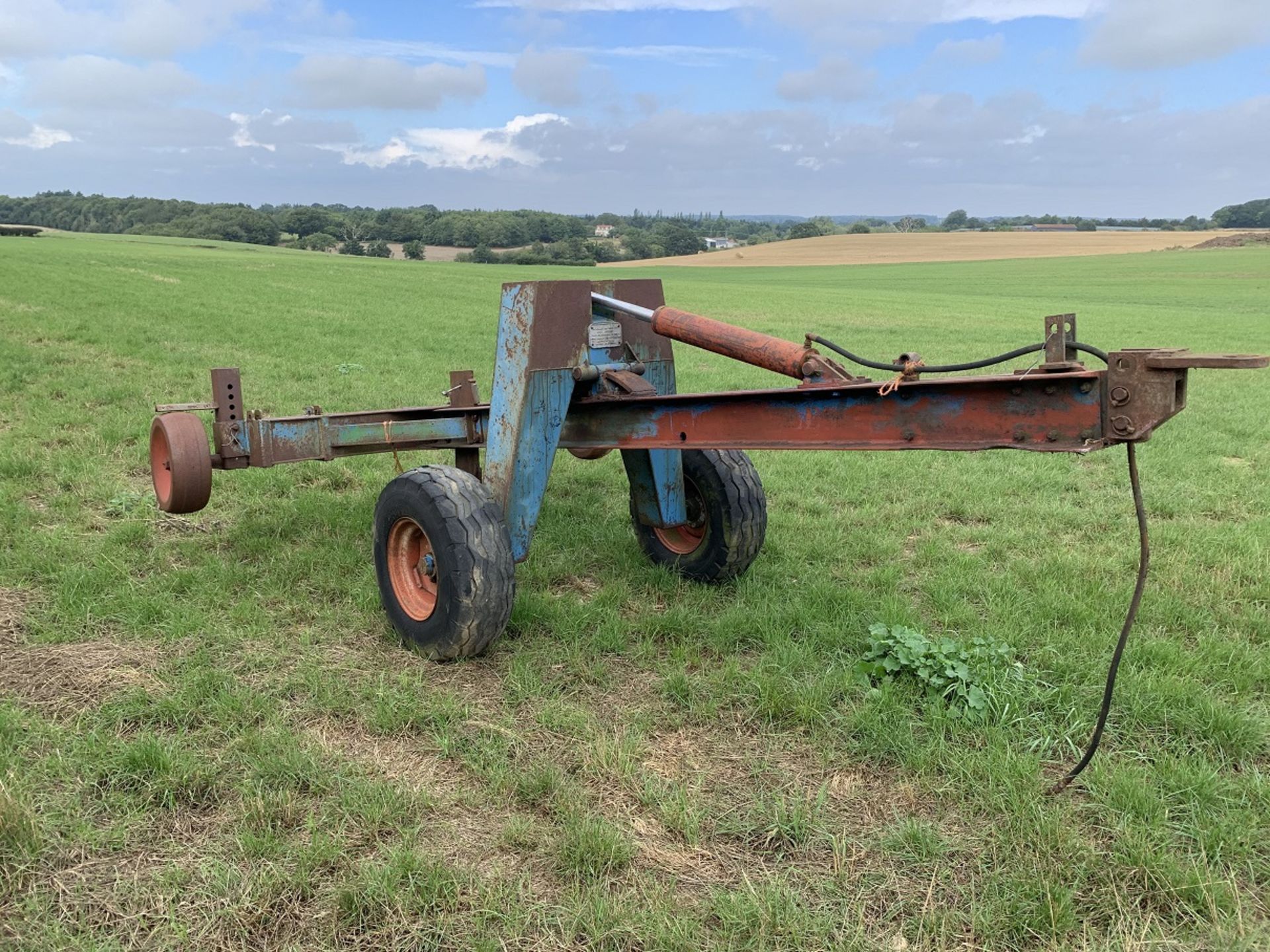 Trailed single leg mole plough - G Miles & Son - Machine No. 3462, Patent No. - Image 2 of 4