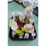 A tray of mainly mid century Carlton ware including large Pip, egg cups, dishes,