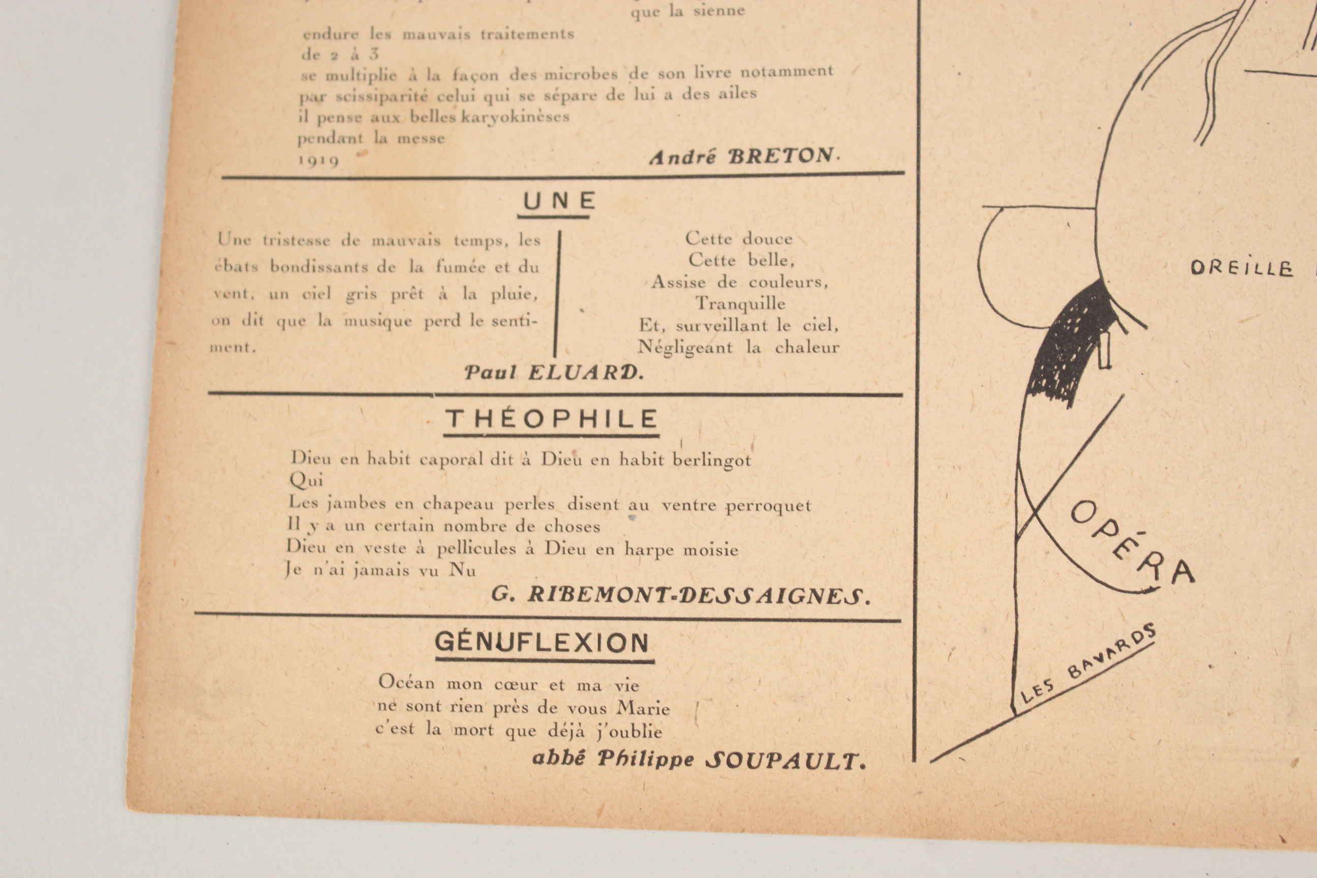 Paul Eluard (1895-1952) PROVERBE (Dada review) Numéro spéciale d'art & de poésie (No 4), 1920. - Image 3 of 5