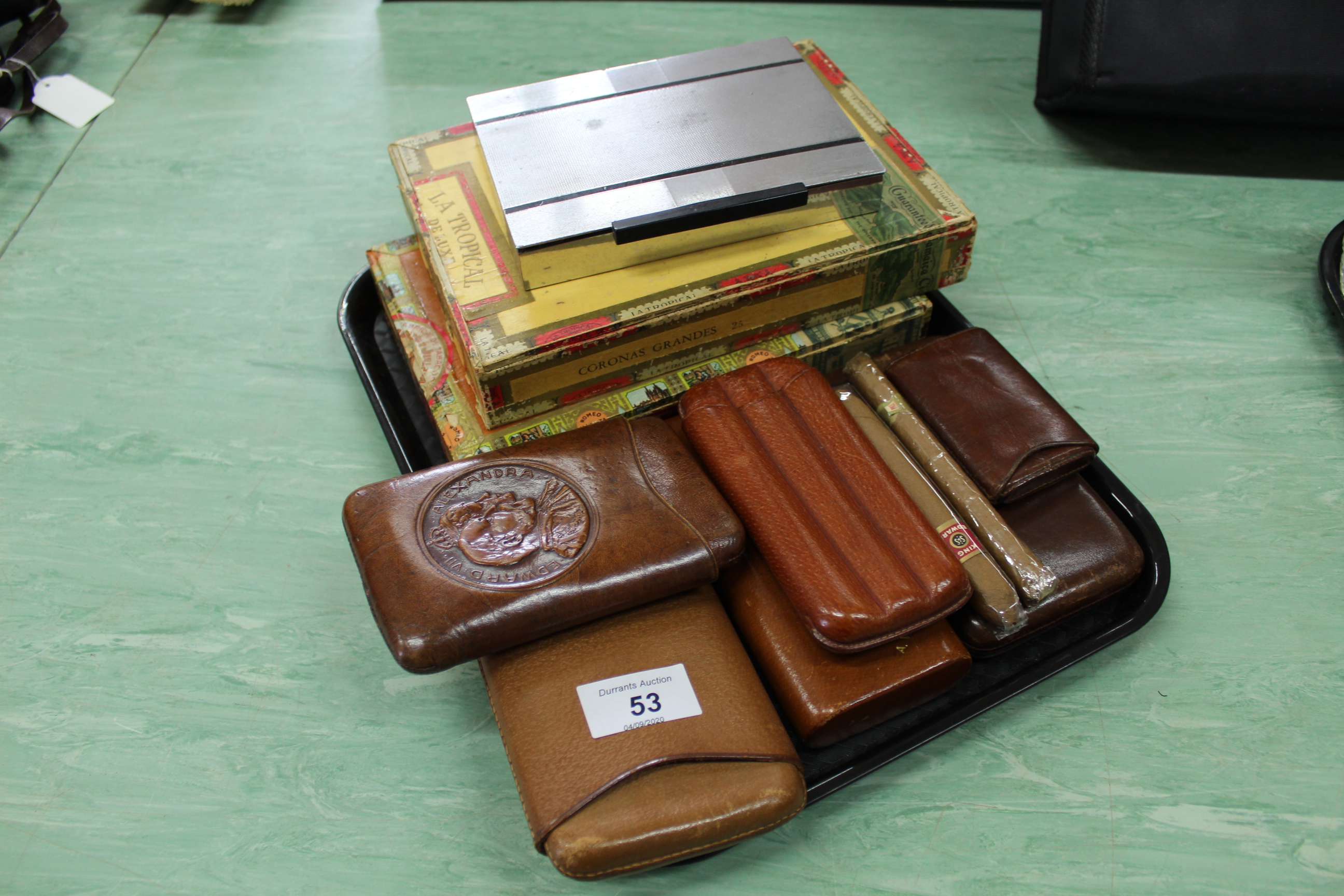 A selection of boxed cigars, Havana and Jamaican,