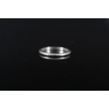 A platinum wedding band, size L 1/2,