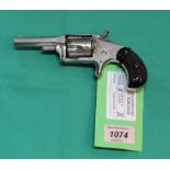 A five shot 'spur trigger' pocket revolver in .