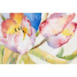 Spring Tulips - watercolour