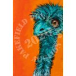Emu Surprise - acrylics