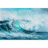 Wave - oil on board