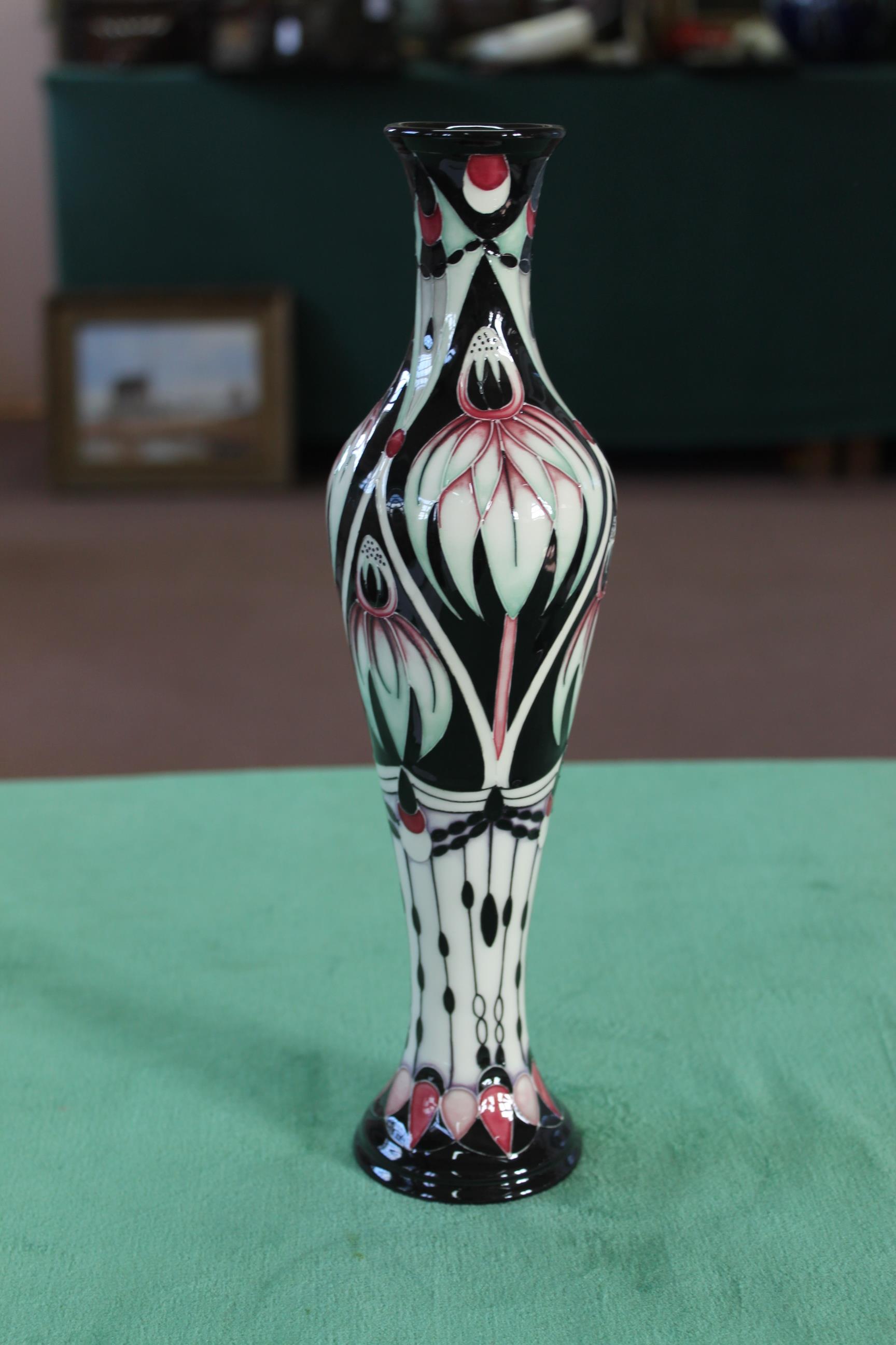 A Moorcroft 'Dibden Daisy' pattern vase, 2005 by Rachel Bishop, limited edition 20/150,