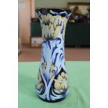A Moorcroft large vase, 'Monarch' pattern, 2001 by Paul Hilditch, limited edition 28/50, 12" high,