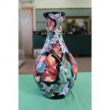 A Moorcroft very large 'Compton' pattern vase, 2007 by Rachel Bishop, 16 1/2" high,
